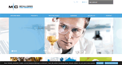 Desktop Screenshot of mc-chemie.com